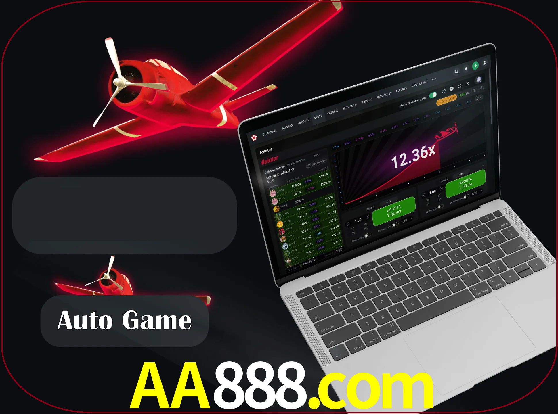 No modo automático, os jogos apostam e sacam seu dinheiro automaticamente.